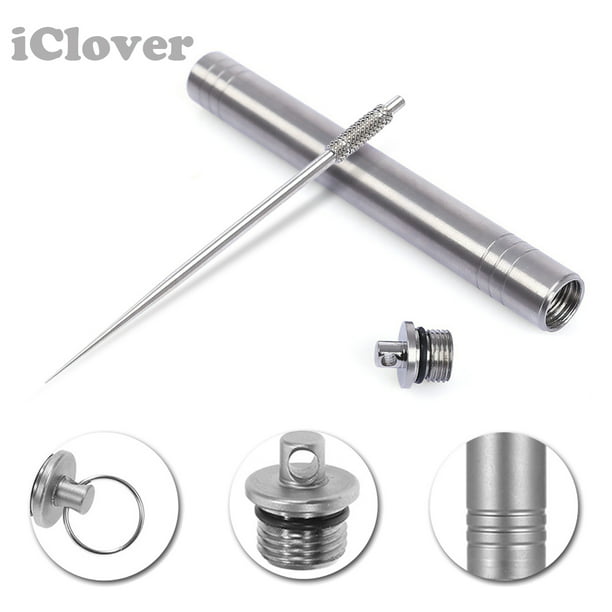 Details about   Titanium Anti-allergic Toothpick Camping Hiking Pocket Tooth Pick Outdoor EDC